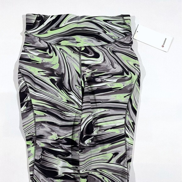 Lululemon Womens Fast Free High Rise Tight Paint Glide Warp Leggings 12 NWT - Picture 2 of 9